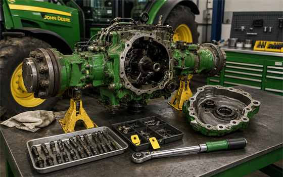 Разборка John Deere: безопасные методы и ключевые моменты