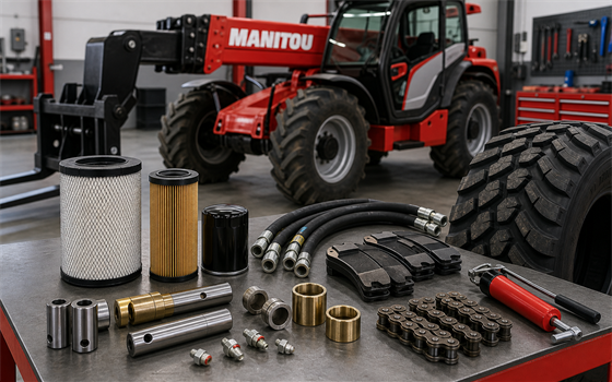 ТО погрузчика Manitou: какие детали требуют особого внимания